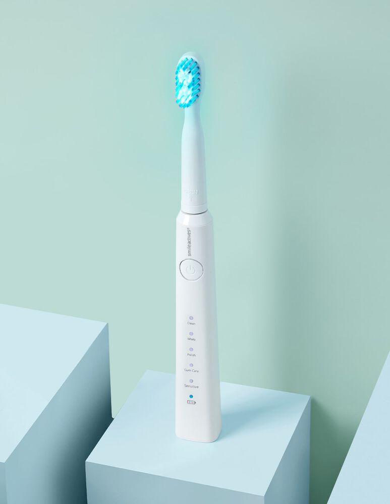 Vibrite® BLUE  Sonic Blue LED Light Whitening Toothbrush, , main