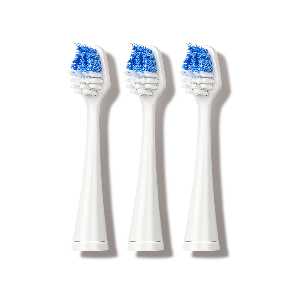 Vibrite Sonic Electric Toothbrush Heads Replacement (Set of 3), , main